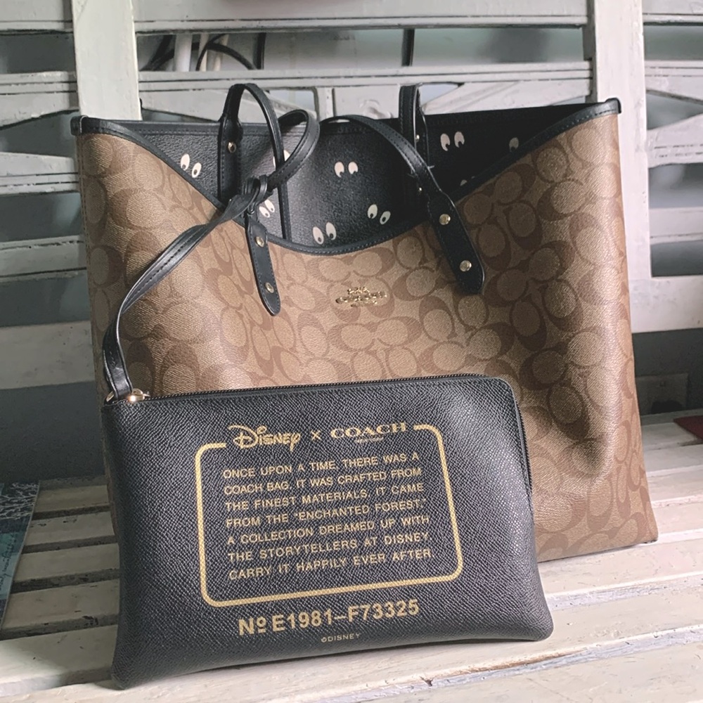 Coach Reversible City Signature Tote Bag